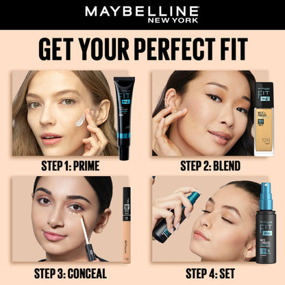 Maybelline New York Fit Me Matte + Poreless Liquid Full Coverage Foundation