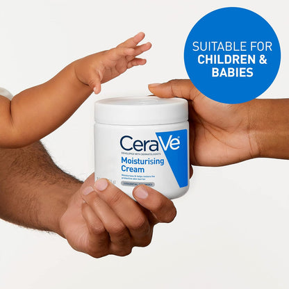 CeraVe Moisturising Cream for Dry to Very Dry Skin 454g, Face and Body