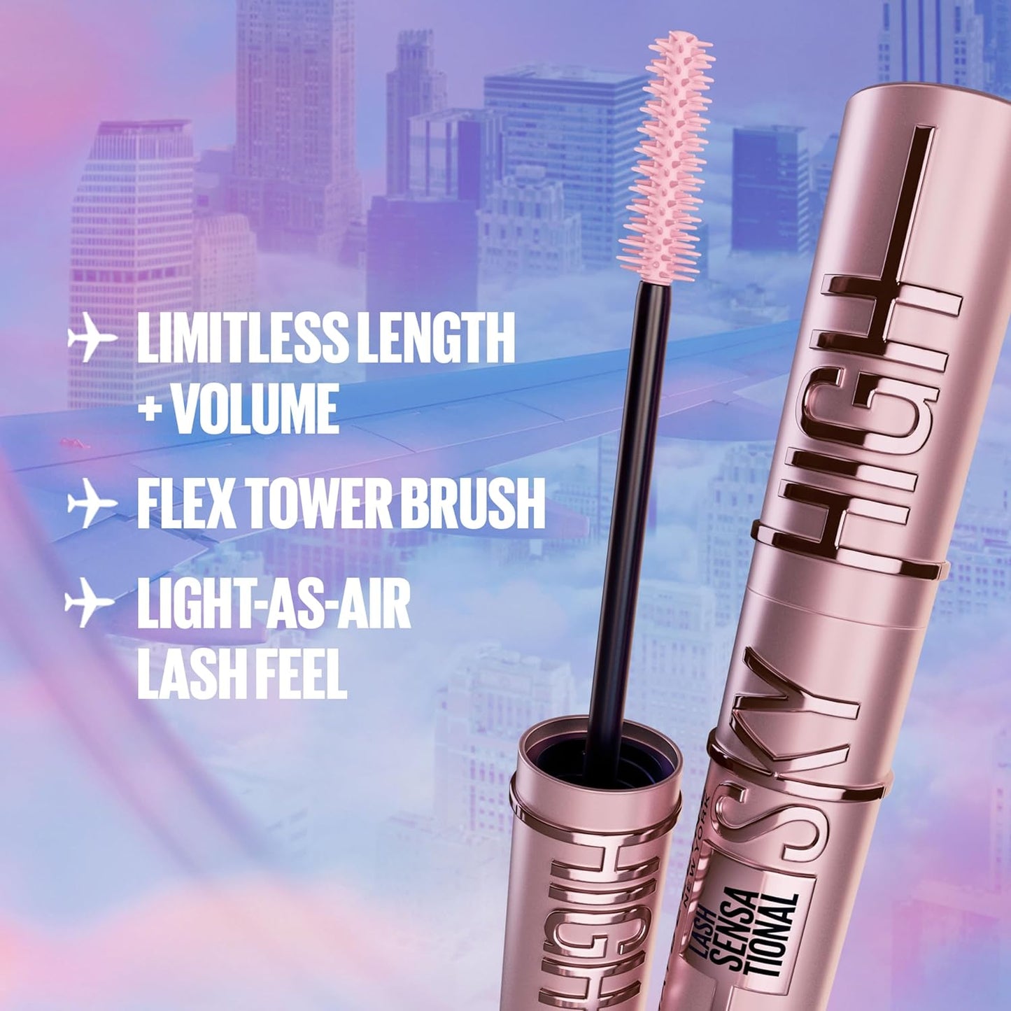 Maybelline Lash Sensational Sky High Washable Mascara Makeup