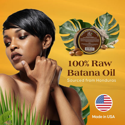 RA COSMETICS 100% Natural Batana Hair Oil 4 oz